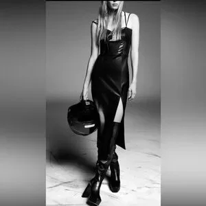 Zara | Dresses | Zara Bloggers Fav Topstitched Faux Leather Midi Slit Christmas Cutout Dress Sz M | Poshmark Zara | Dresses | Zara Bloggers Fav Topstitched Faux Leather Midi Slit Christmas Cutout Dress Sz M | Poshmark